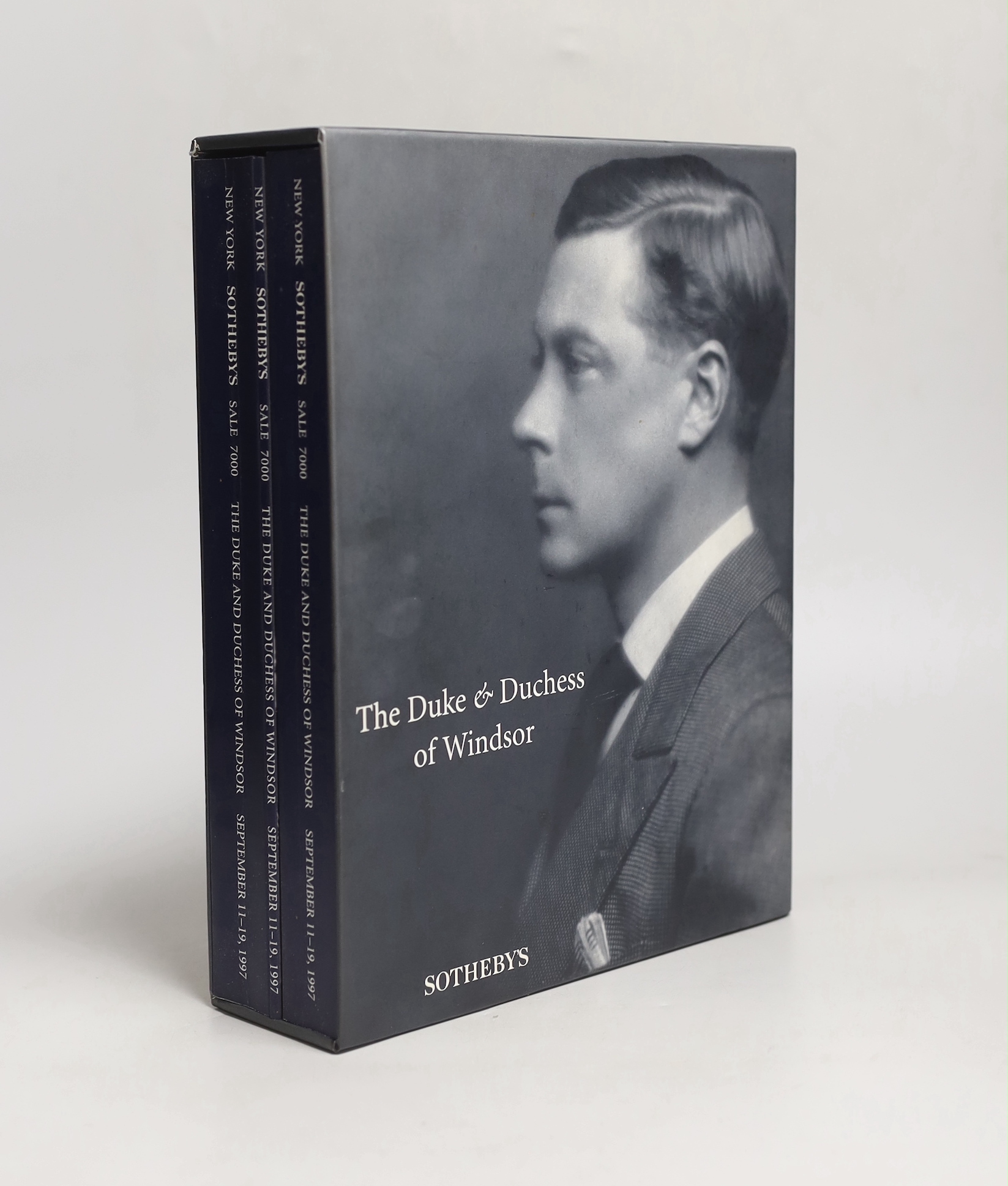 A Duke and Duchess of Windsor boxed set of Sotheby’s auction catalogues